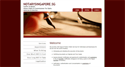Desktop Screenshot of notarysingapore.sg
